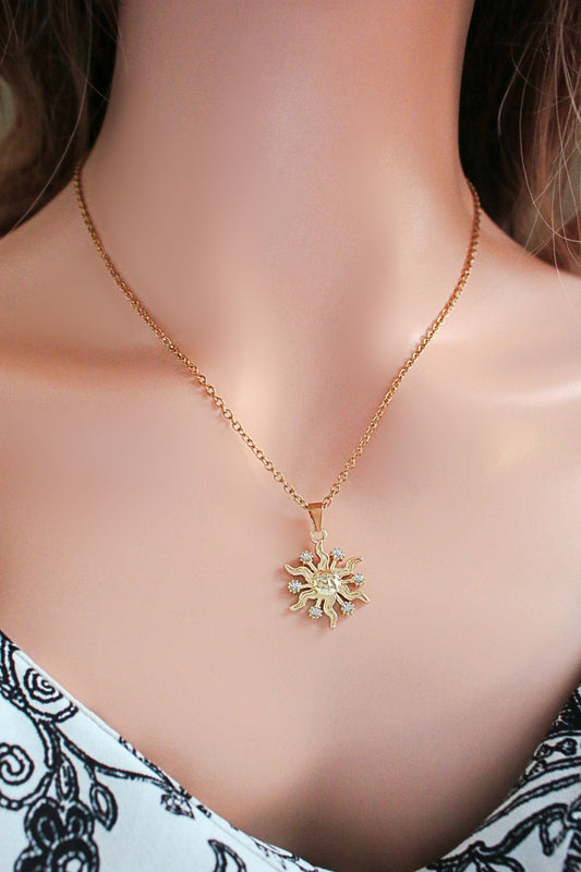 Sun Crystal Necklace
