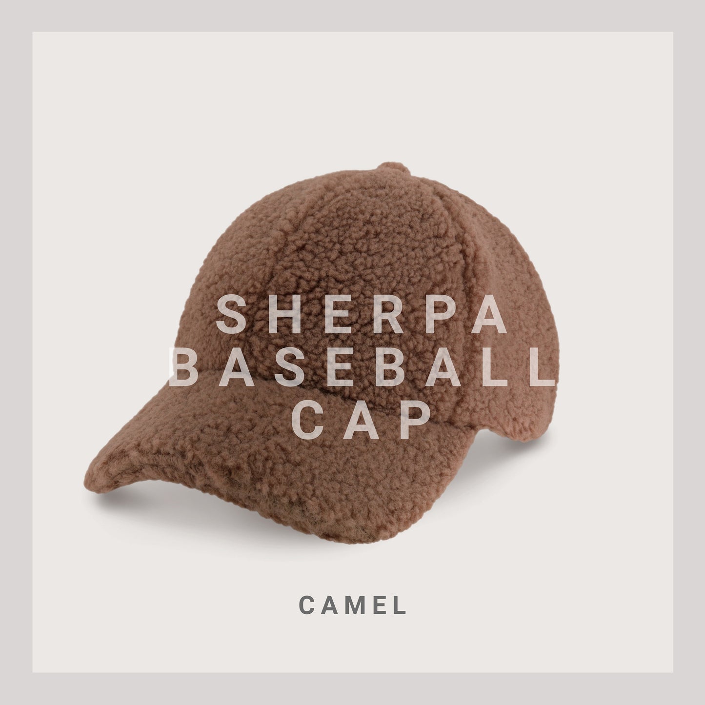 Sherpa Baseball Cap – Ultra Soft Teddy Fuzz