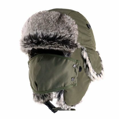 Waterproof Trapper Hat with Mask