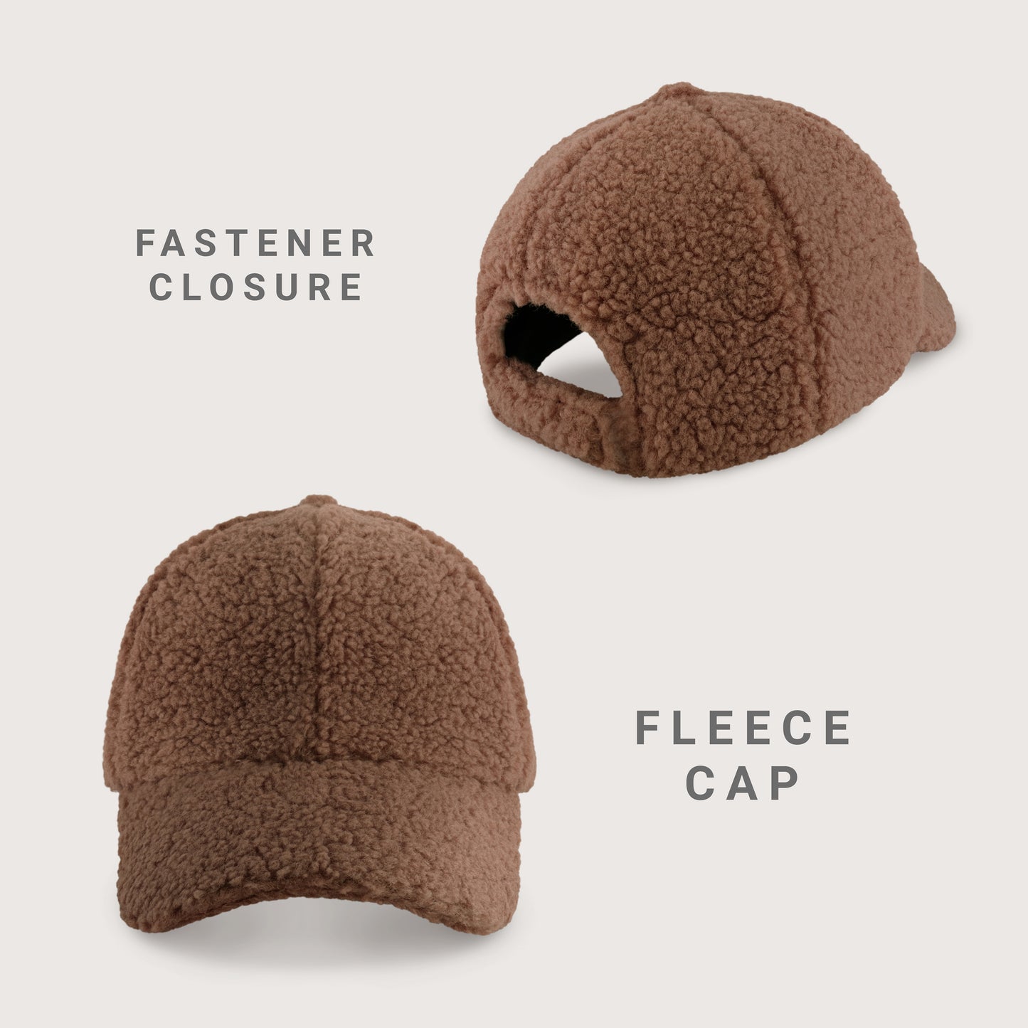 Sherpa Baseball Cap – Ultra Soft Teddy Fuzz